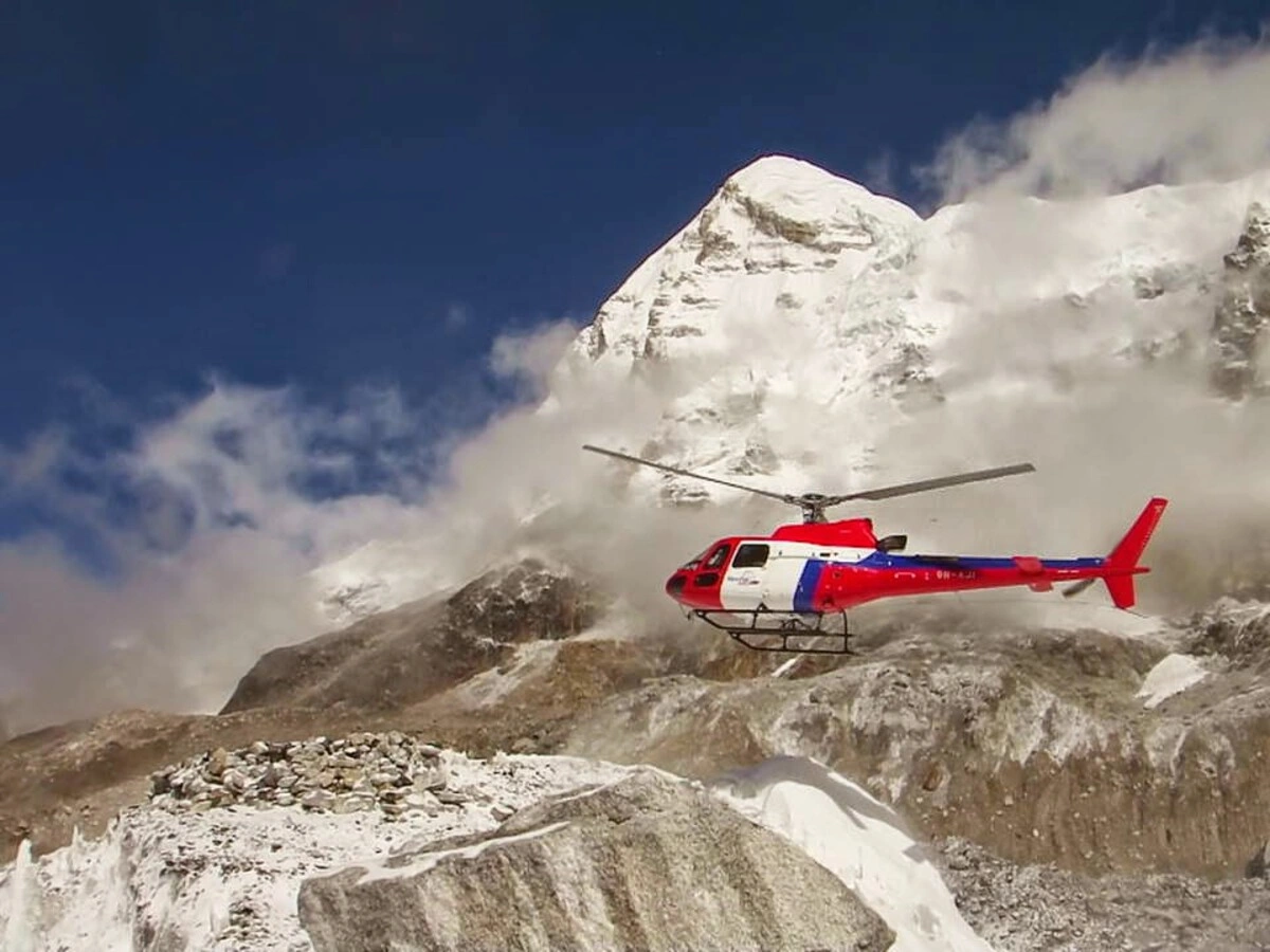 Majestic View of Kalapathar 5545m in shot