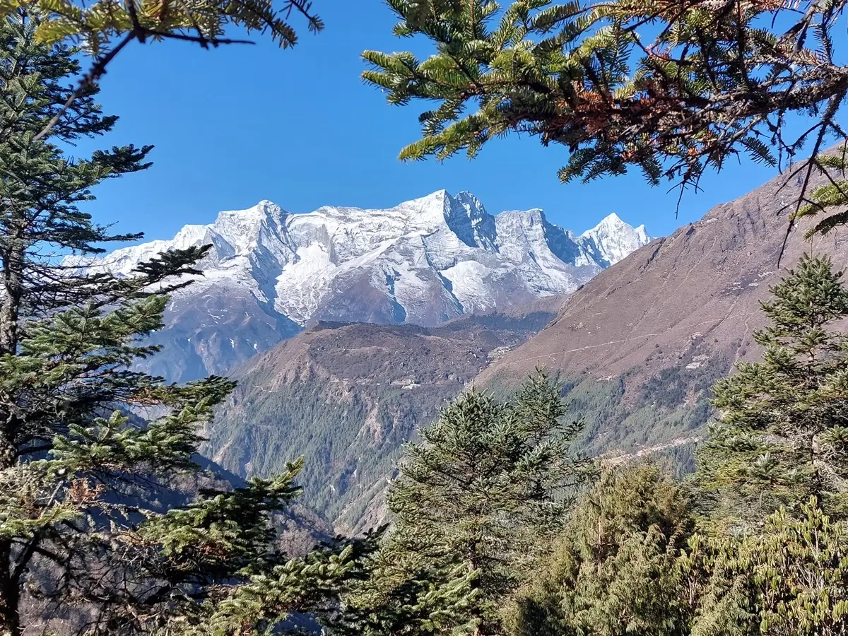 view of kongde ri from tengboche